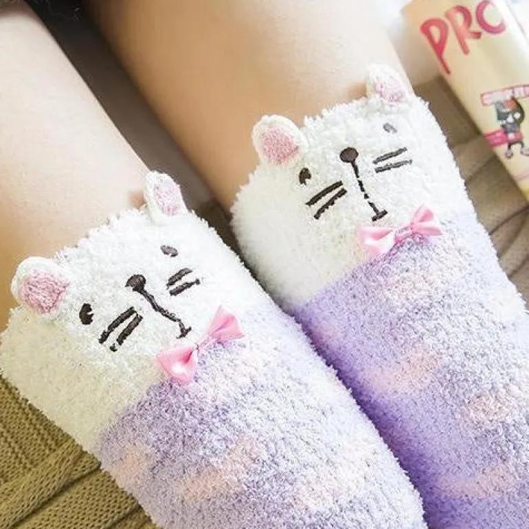 Fuzzy Thigh Highs (15+ Styles)