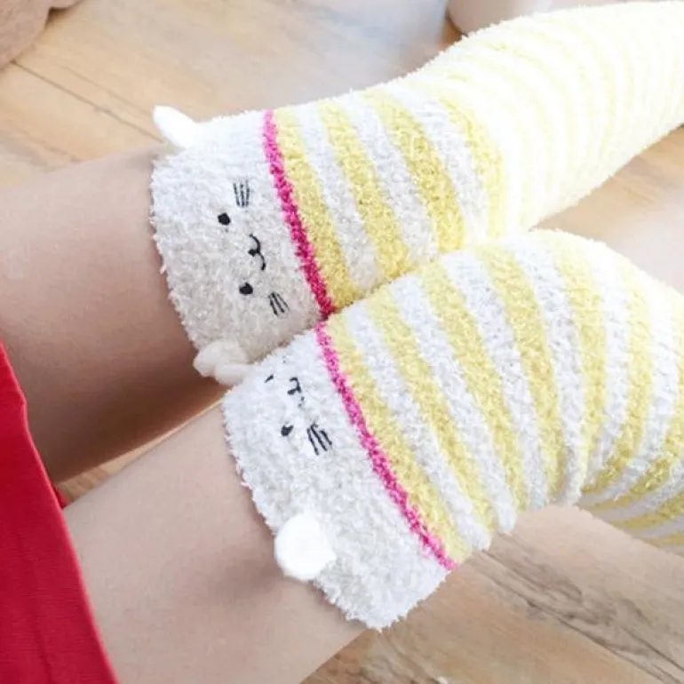 Fuzzy Thigh Highs (15+ Styles)