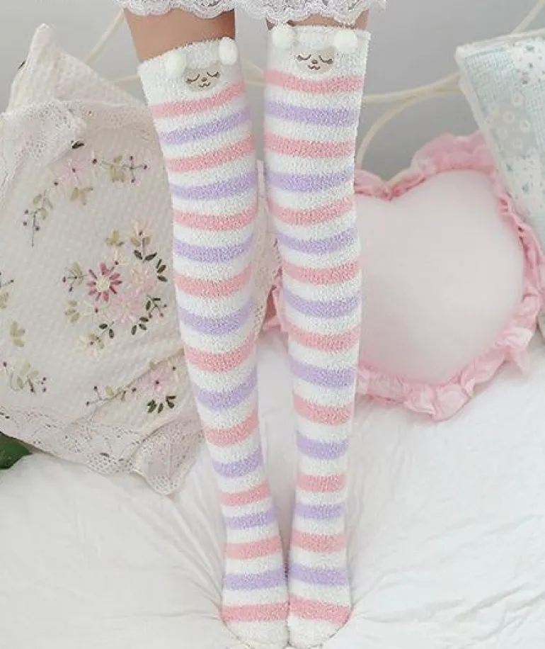 Fuzzy Thigh Highs (15+ Styles)