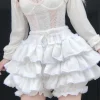 Fuzzy White Ruffled Bloomers