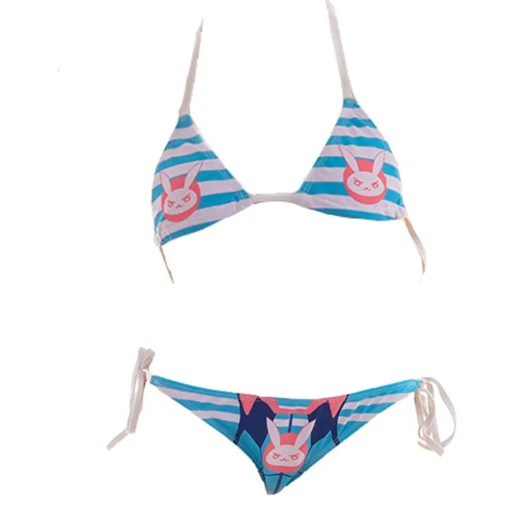 Gamer Bunny Bikini & Stocking Set