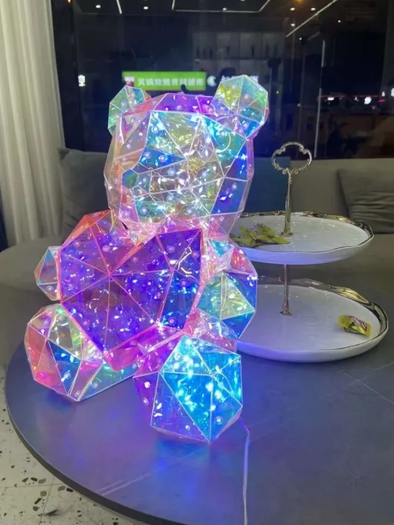 Geometric Lovecore Table Lamp