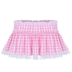 Gingham Micro Skirt