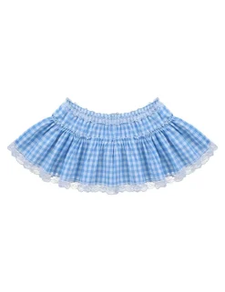 Gingham Micro Skirt