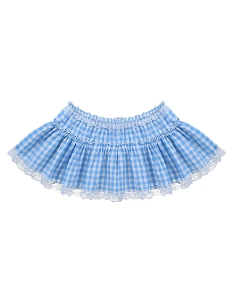 Gingham Micro Skirt
