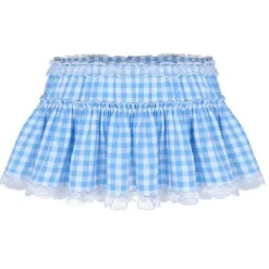 Gingham Micro Skirt