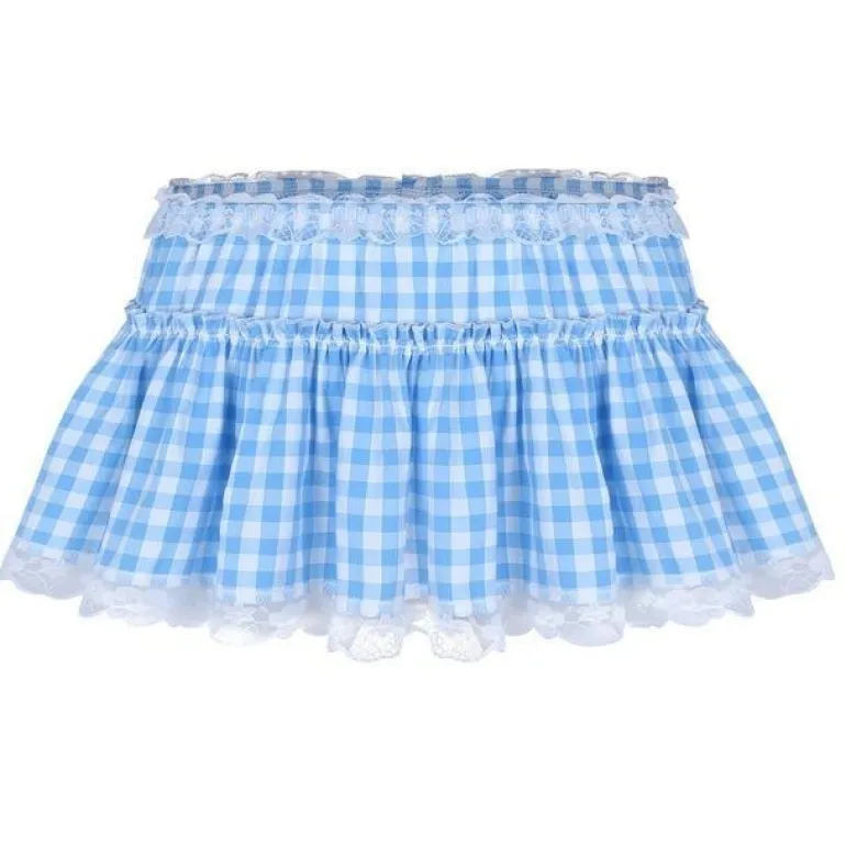 Gingham Micro Skirt