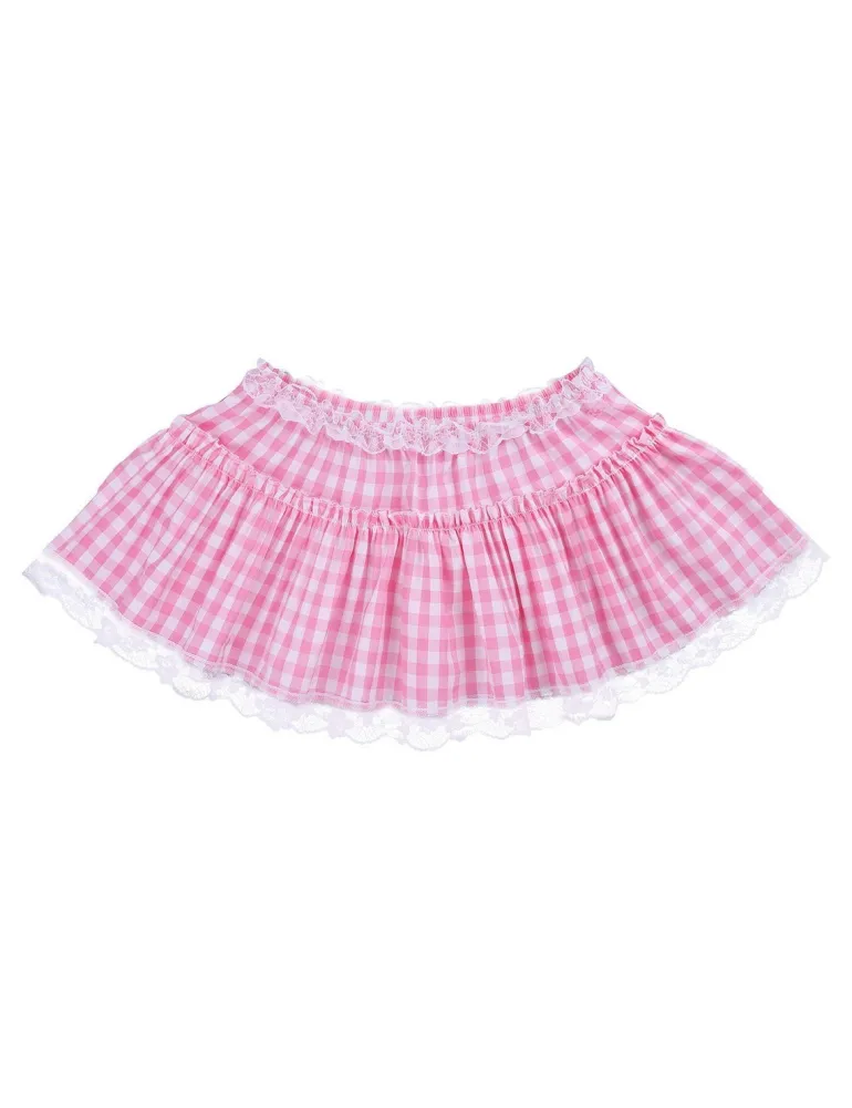 Gingham Micro Skirt