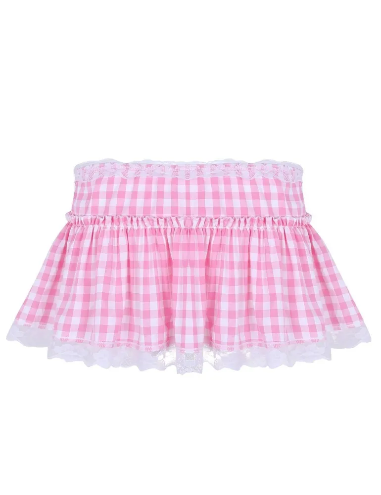 Gingham Micro Skirt