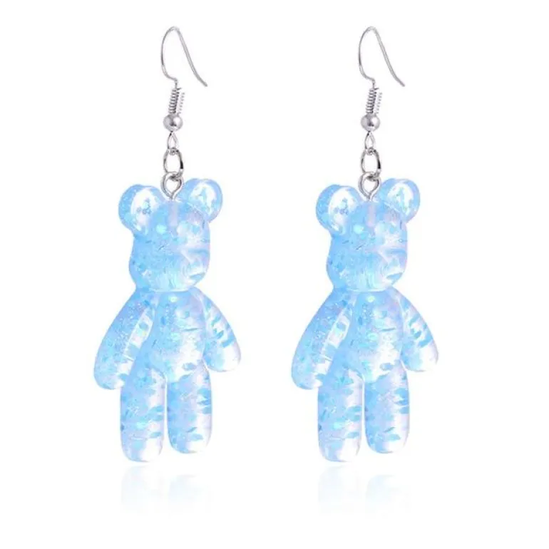 Glitter Bear Earrings