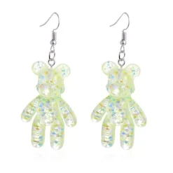 Glitter Bear Earrings