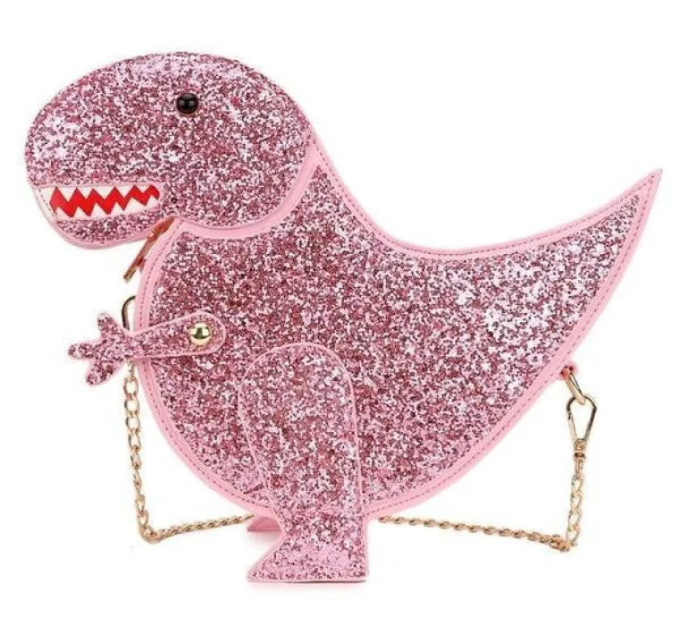 Glitter T-Rex Handbag