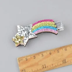 Glitter Unicorn Barettes