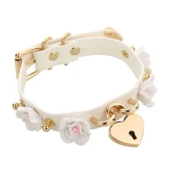 Golden Heart Locket Collar