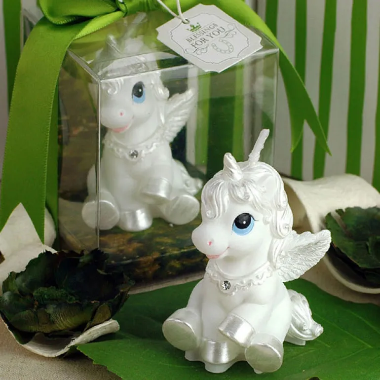 Golden Unicorn Candle
