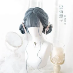 Gothic Blue Long Cosplay Wig