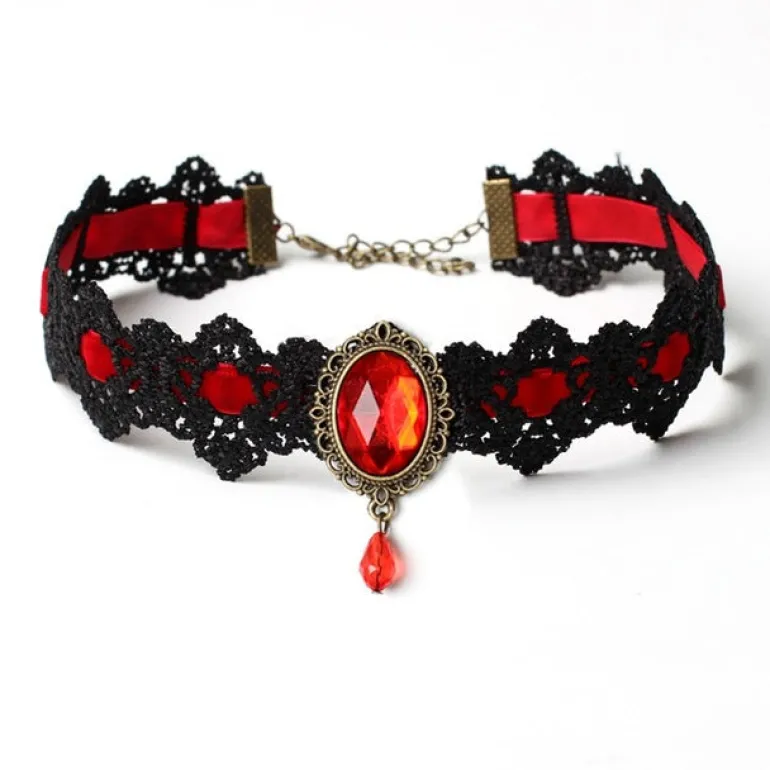 Gothic Lace Choker