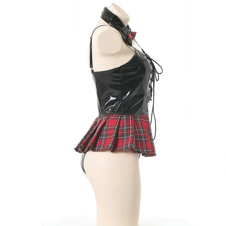 Gothic Tartan Student Cosplay