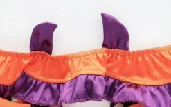 Halloween Ruffled Devil Lingerie Set