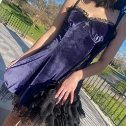Halloween Velvet Dress