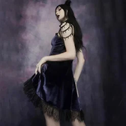 Halloween Velvet Dress