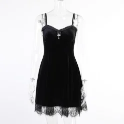 Halloween Velvet Dress