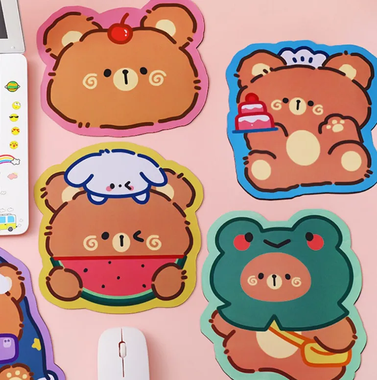 Happy Bear Small Mouse Pads
