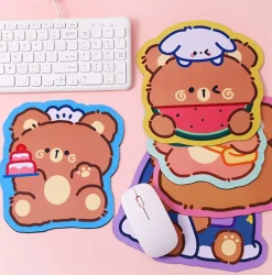 Happy Bear Small Mouse Pads
