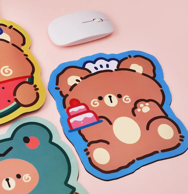 Happy Bear Small Mouse Pads