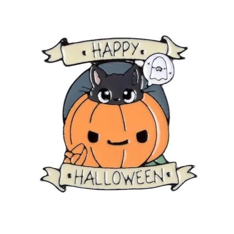 Happy Halloween Enamel Pin