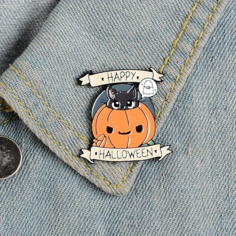 Happy Halloween Enamel Pin