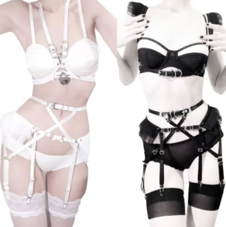 Harness & Garter Lingerie Set