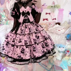 Haunted Halloween Patterned Dress