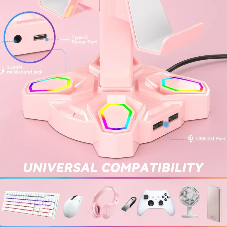 Headset & Controller LED Stand