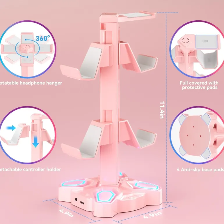 Headset & Controller LED Stand
