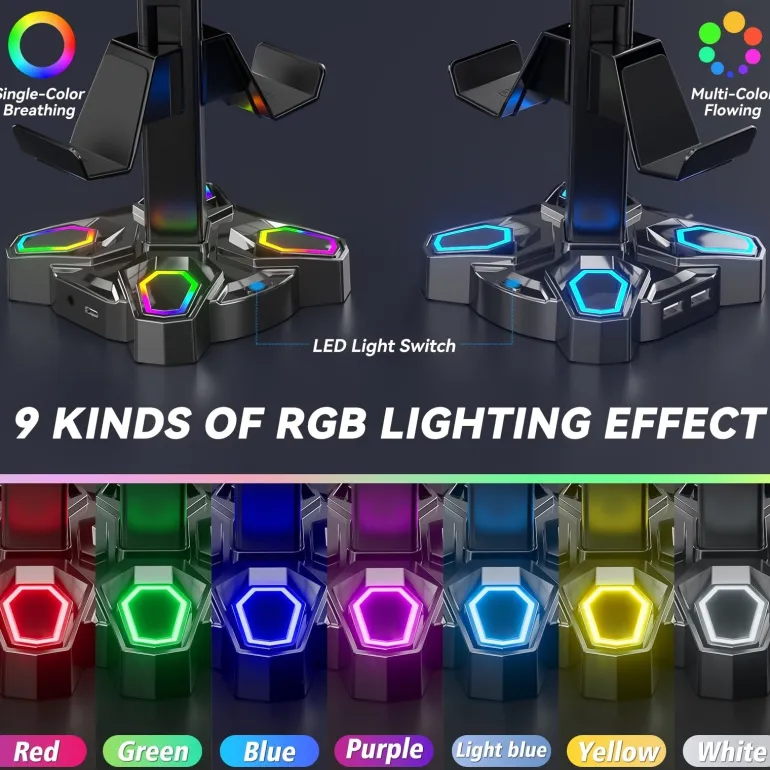 Headset & Controller LED Stand