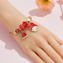 Holiday Bangle Beaded Bracelets