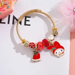 Holiday Bangle Beaded Bracelets