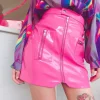 Hot Vinyl Miniskirt