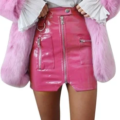 Hot Vinyl Miniskirt
