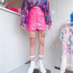 Hot Vinyl Miniskirt