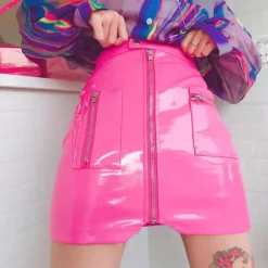 Hot Vinyl Miniskirt