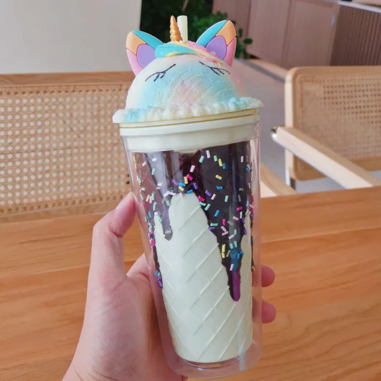 Icecream Unicorn Water Bottles