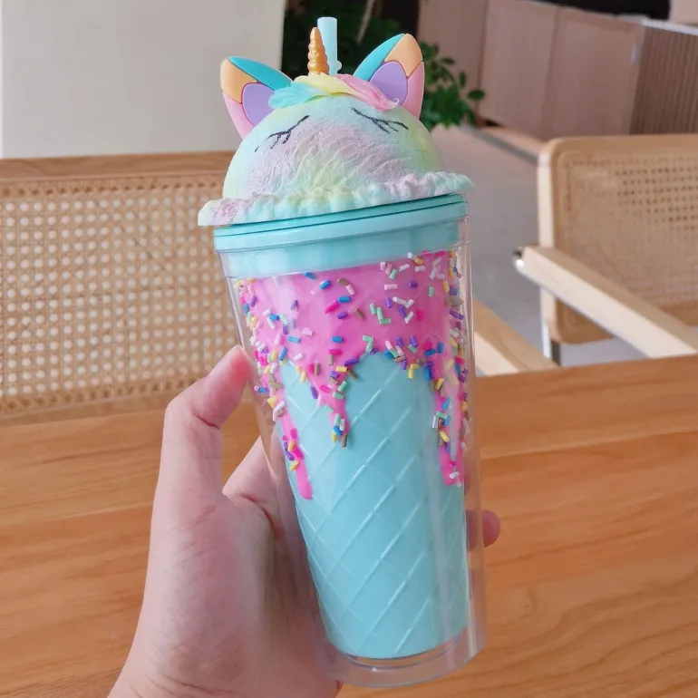 Icecream Unicorn Water Bottles