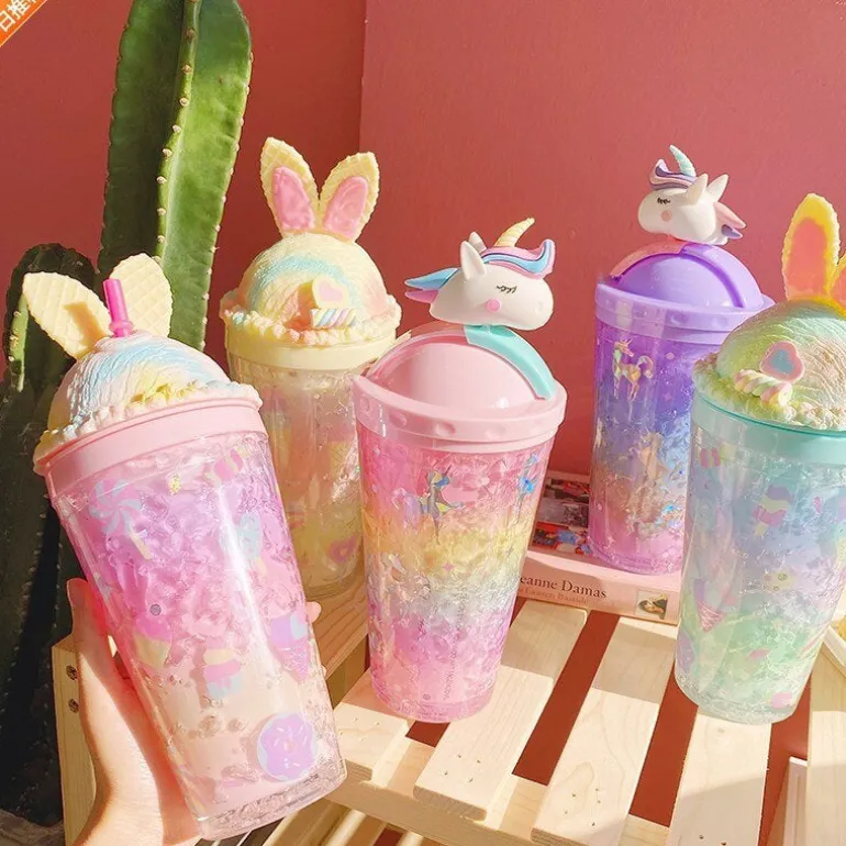 Icecream Unicorn Water Bottles