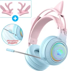 Interchangeable Deer Antler & Neko Headset