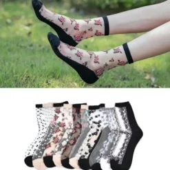Invisible Floral Socks