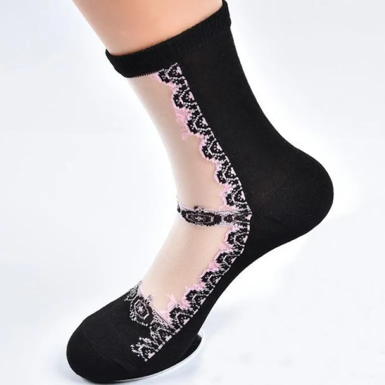 Invisible Floral Socks