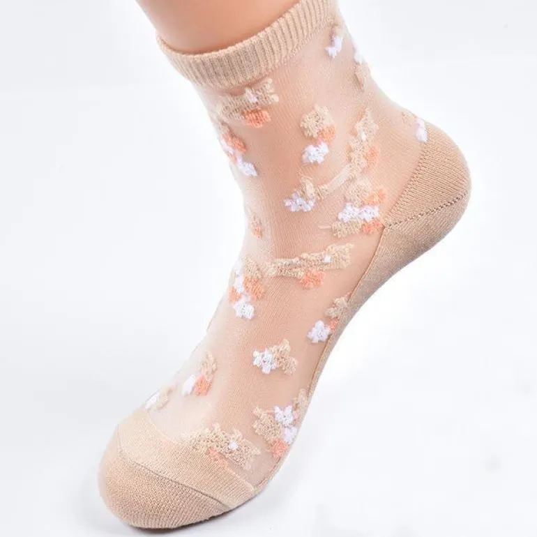 Invisible Floral Socks