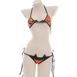 Jack-o-lantern Lingerie Set